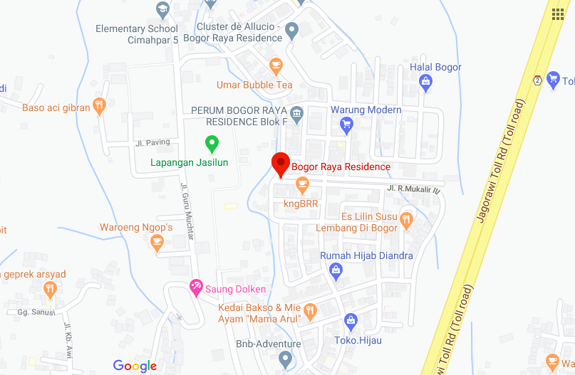 Bogor Raya Maps